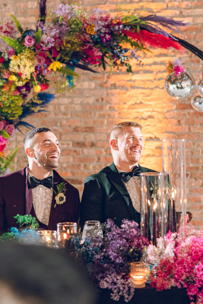 A queer wedding at Wildman BT in Chicago.