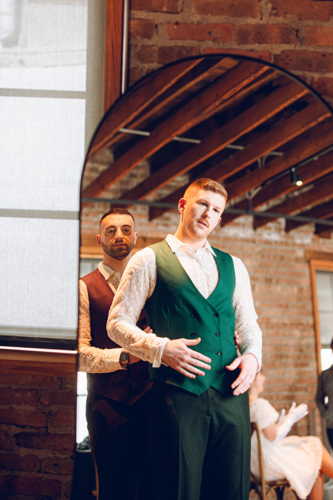 A queer wedding at Wildman BT in Chicago.