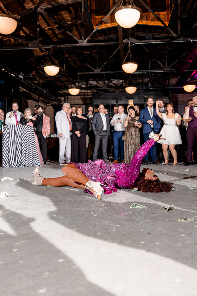 A queer wedding at Wildman BT in Chicago.