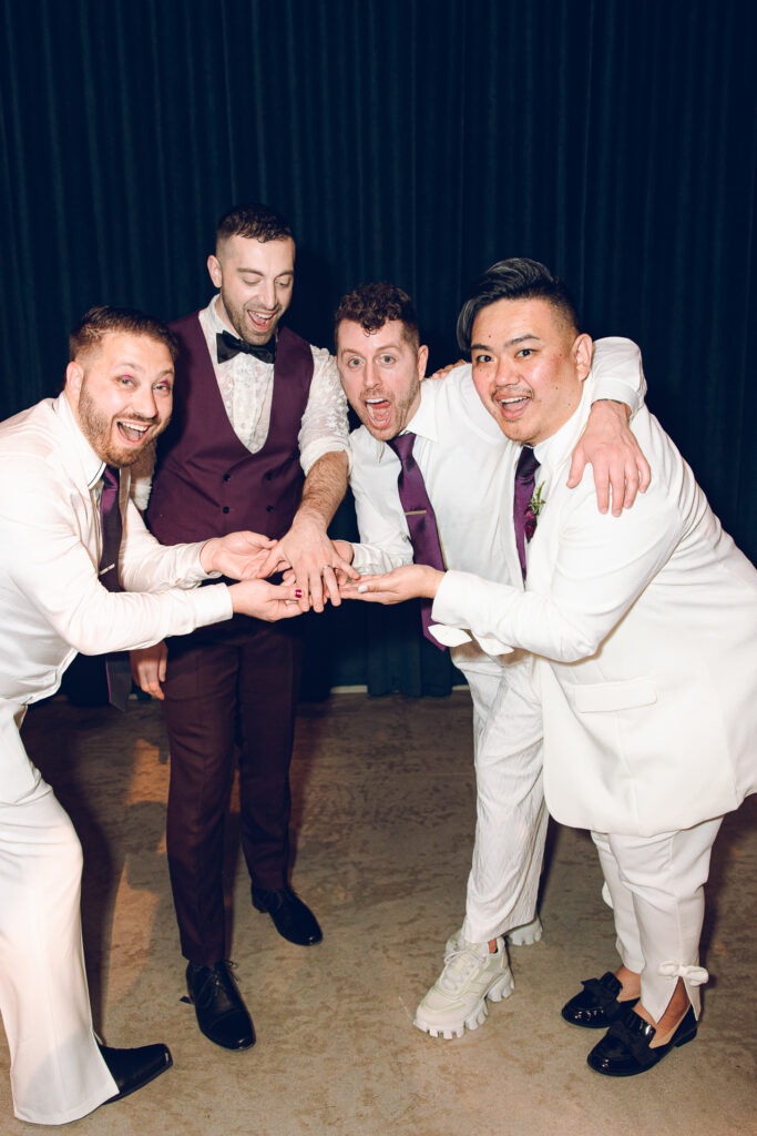 A queer wedding at Wildman BT in Chicago.