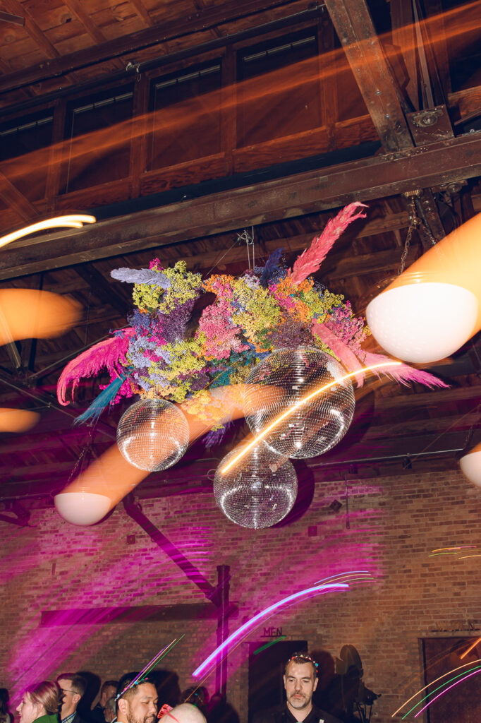 A queer wedding at Wildman BT in Chicago.