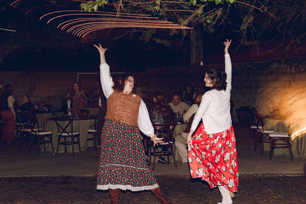 A queer polycule celebrates their wedding day at Colvin House in Chicago.