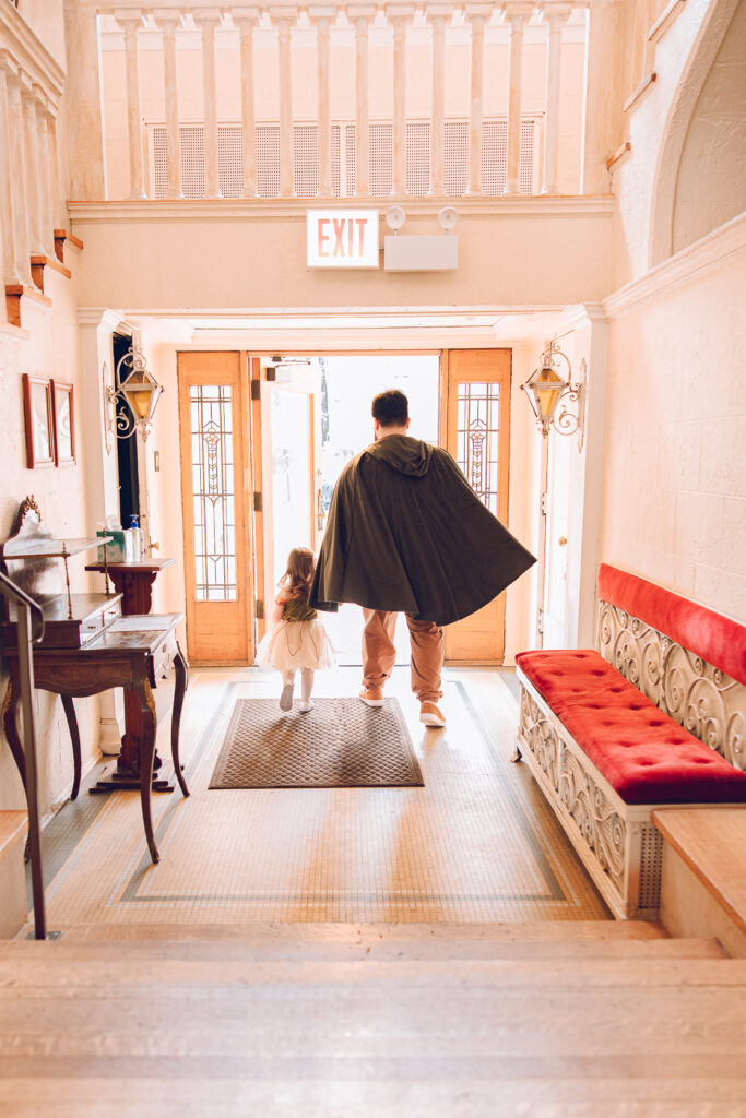 A queer polycule celebrates their wedding day at Colvin House in Chicago.
