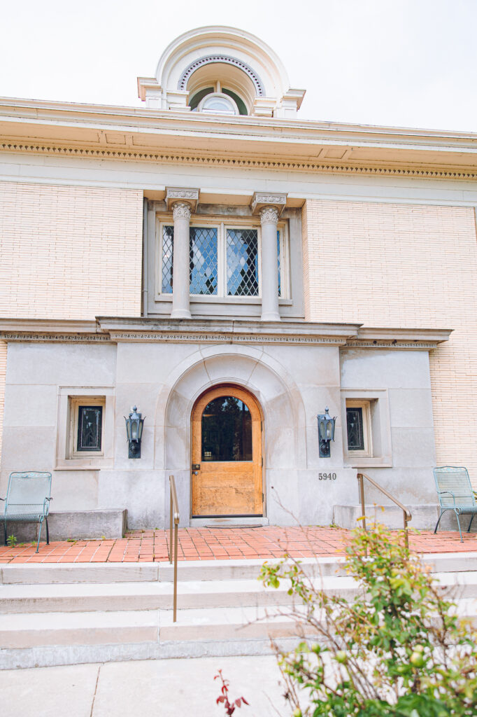 A queer polycule celebrates their wedding day at Colvin House in Chicago.