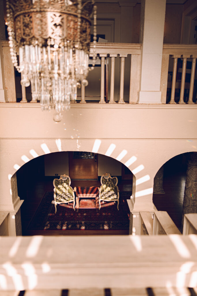 A queer polycule celebrates their wedding day at Colvin House in Chicago.