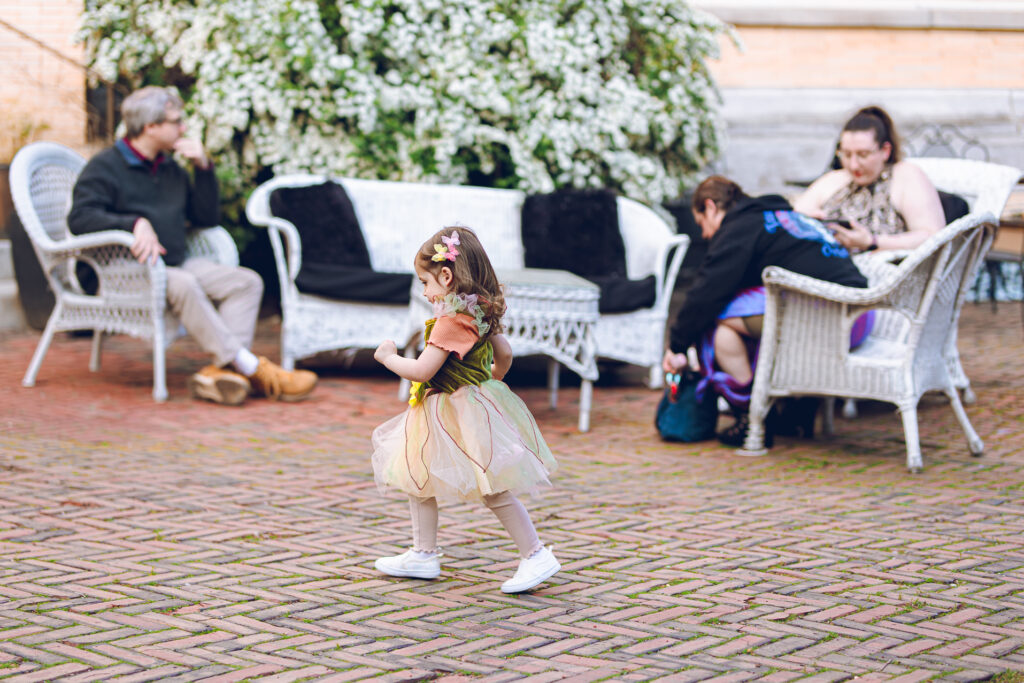 A queer polycule celebrates their wedding day at Colvin House in Chicago.