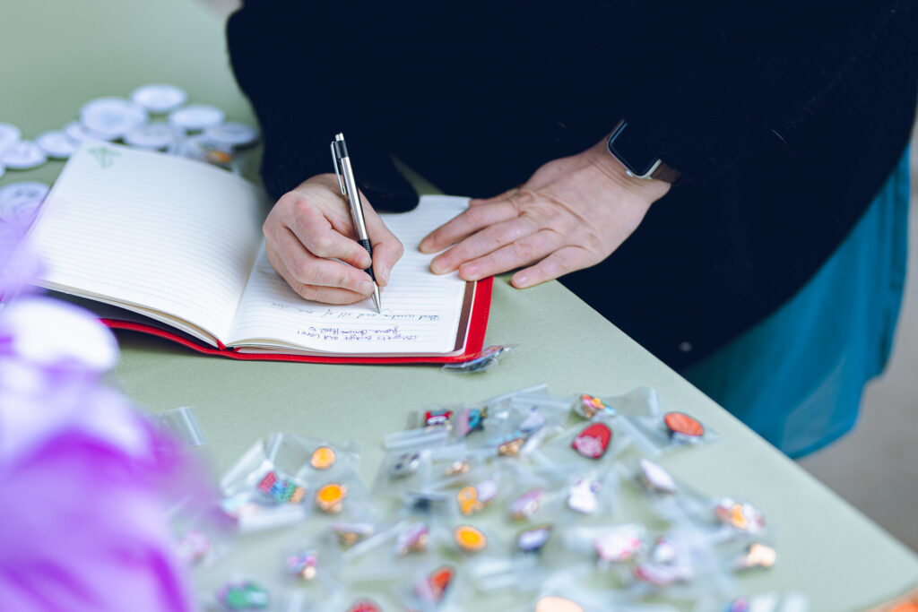 A queer polycule celebrates their wedding day at Colvin House in Chicago.