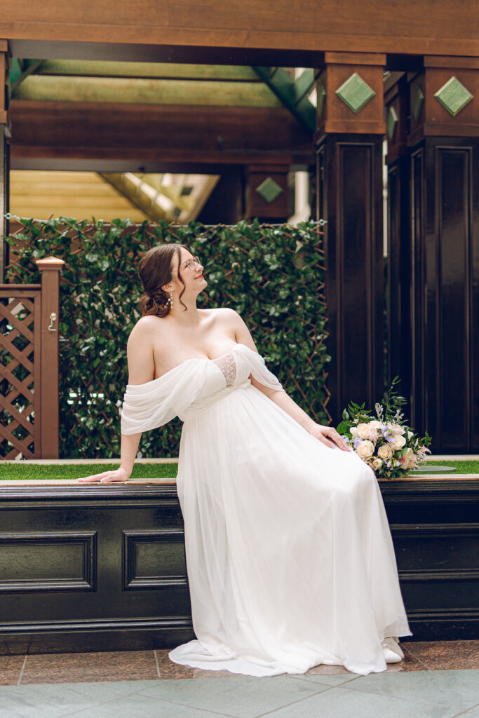 A queer couple gets ready before their wedding at the Doubletree Hotel in Downer's Grove, Illinois.