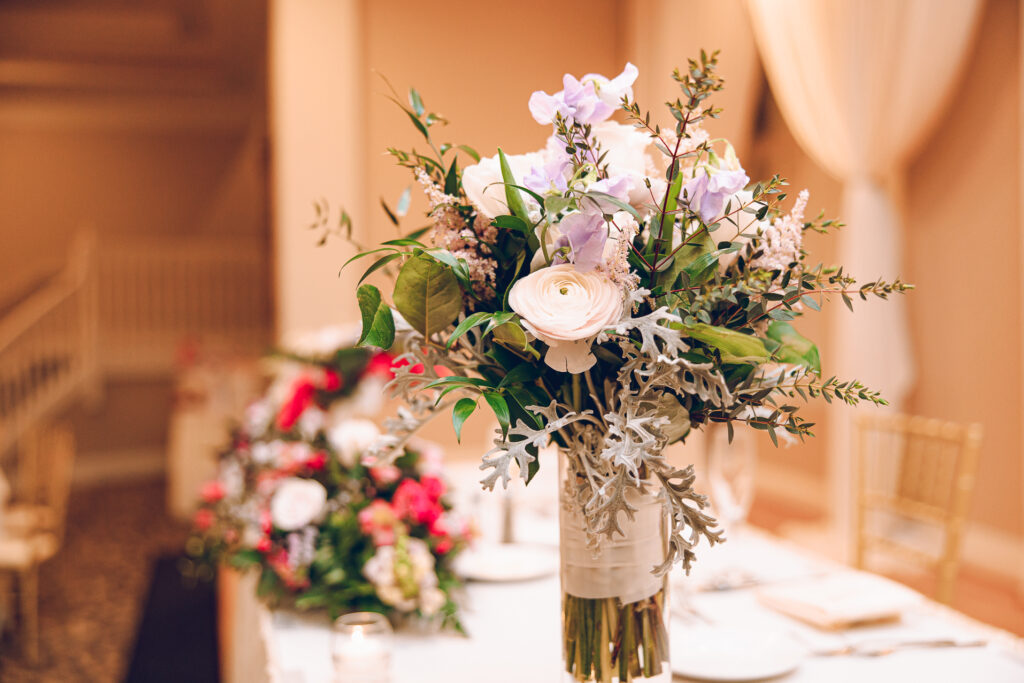 A queer couple has their wedding at Abington Distinct Banquets in Glen Ellyn, Illinois.