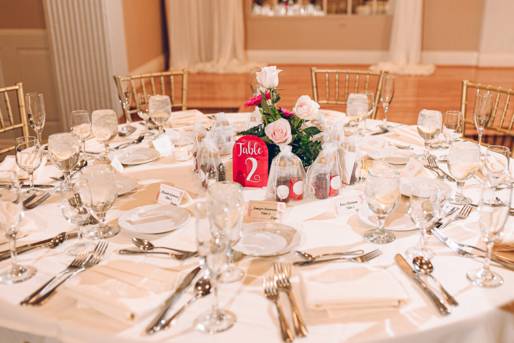 A queer couple has their wedding at Abington Distinct Banquets in Glen Ellyn, Illinois.