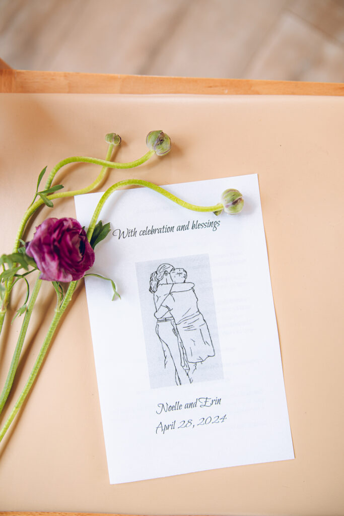 A queer couple celebrates their wedding day at the Walden in the West Loop of Chicago.