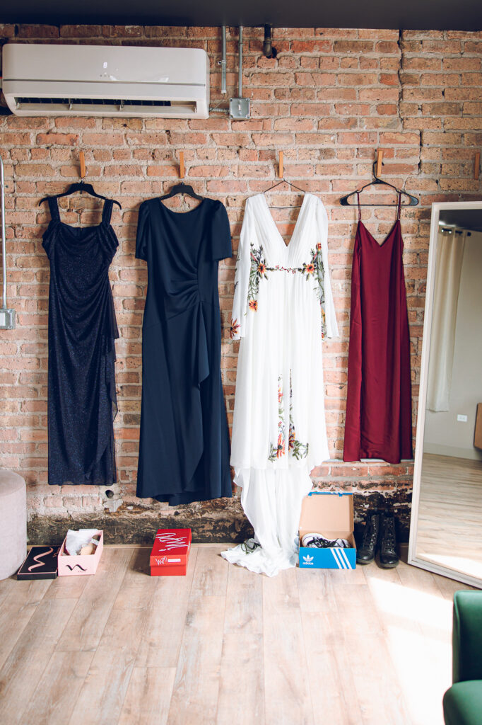 A queer couple celebrates their wedding day at the Walden in the West Loop of Chicago.