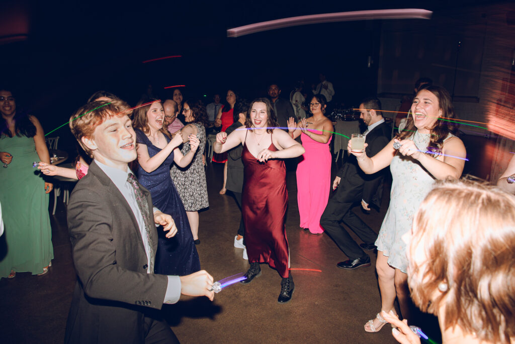 A queer couple celebrates their wedding day at the Walden in the West Loop of Chicago.