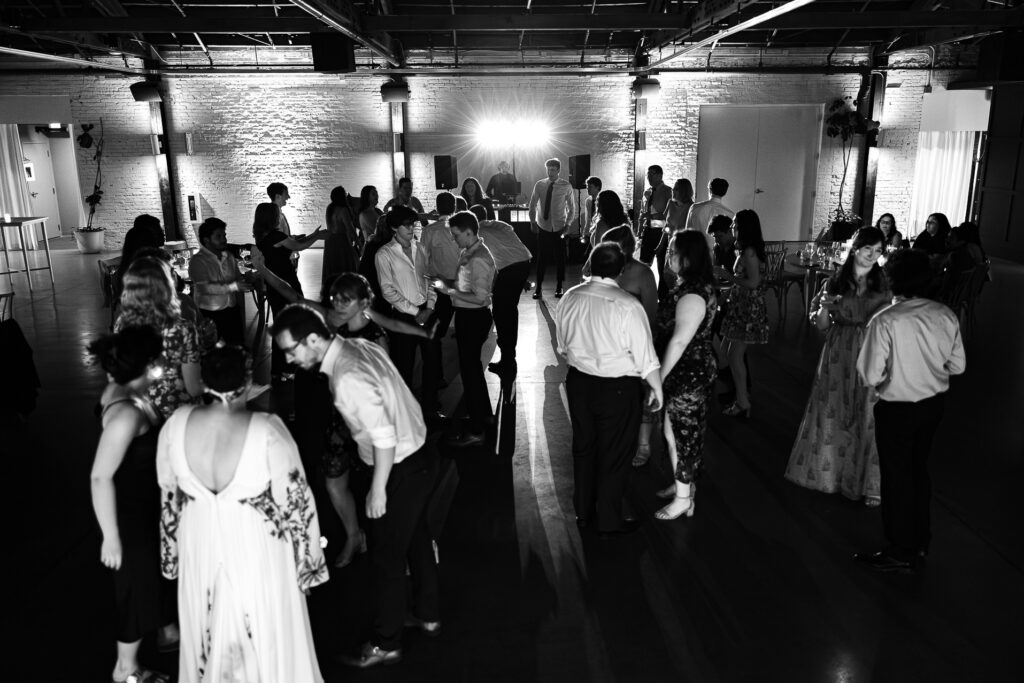 A queer couple celebrates their wedding day at the Walden in the West Loop of Chicago.
