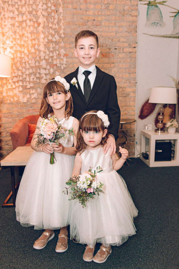 A spring wedding at Room 1520 in the West Loop of Chicago