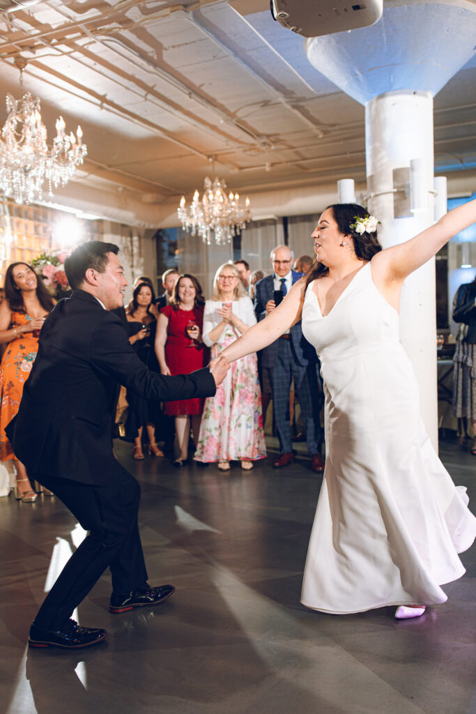 A spring wedding at Room 1520 in the West Loop of Chicago