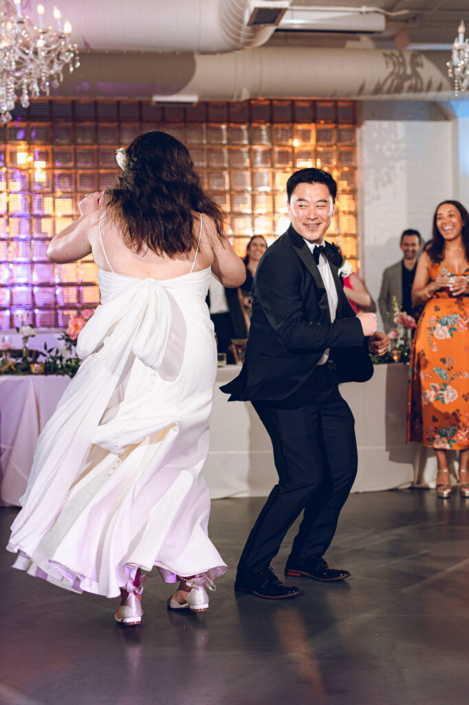 A spring wedding at Room 1520 in the West Loop of Chicago