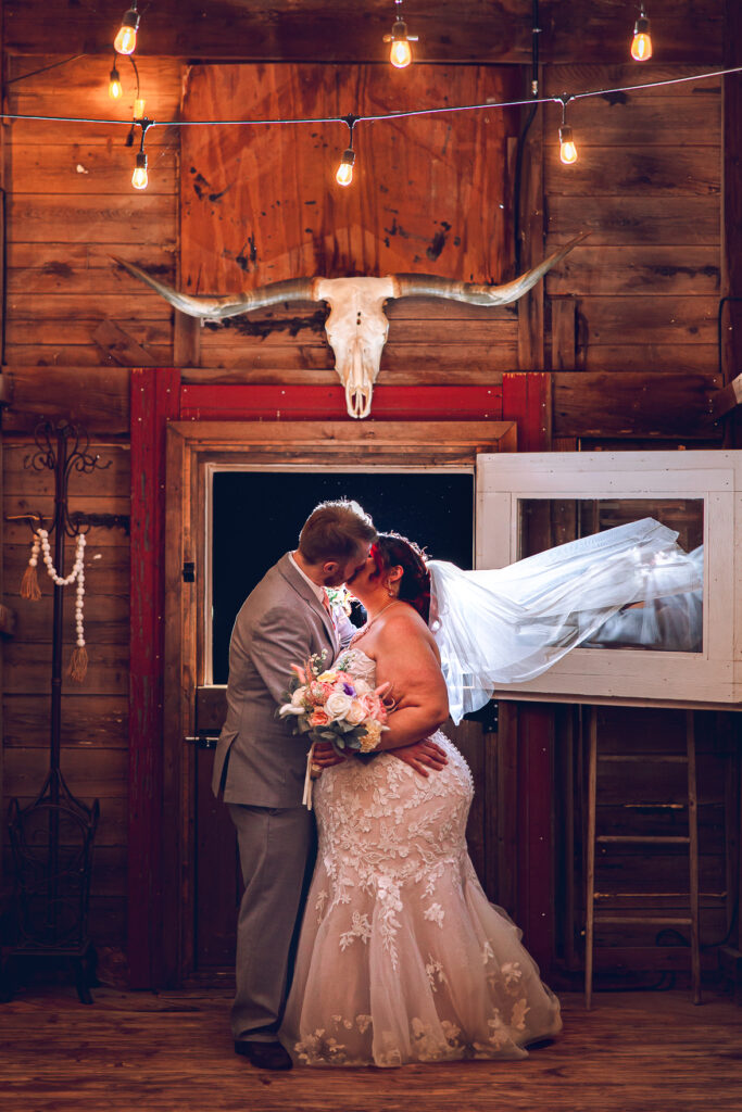 A nontraditional farm wedding at Navarro Farm in Frankfort, Illinois