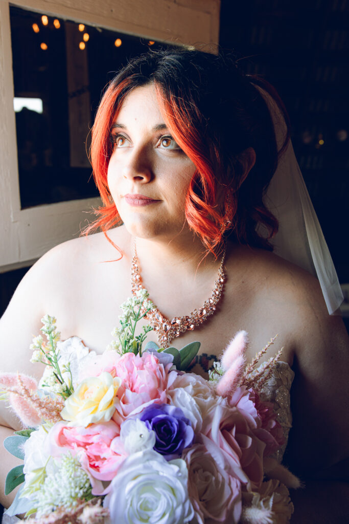 A nontraditional farm wedding at Navarro Farm in Frankfort, Illinois