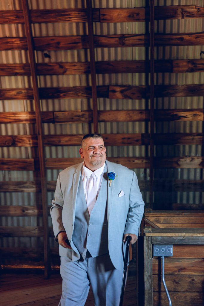 A nontraditional farm wedding at Navarro Farm in Frankfort, Illinois