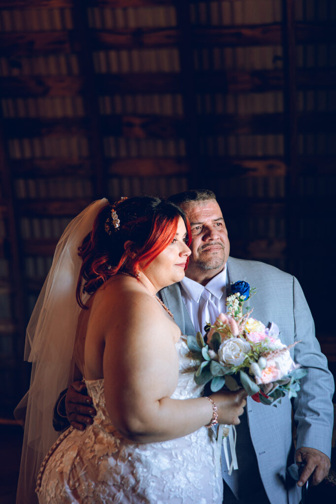 A nontraditional farm wedding at Navarro Farm in Frankfort, Illinois