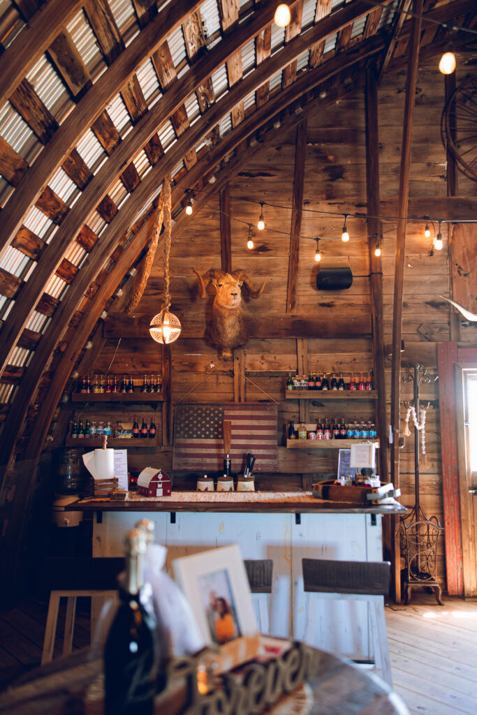 A nontraditional farm wedding at Navarro Farm in Frankfort, Illinois