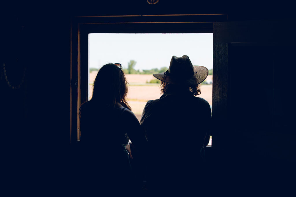 A nontraditional farm wedding at Navarro Farm in Frankfort, Illinois