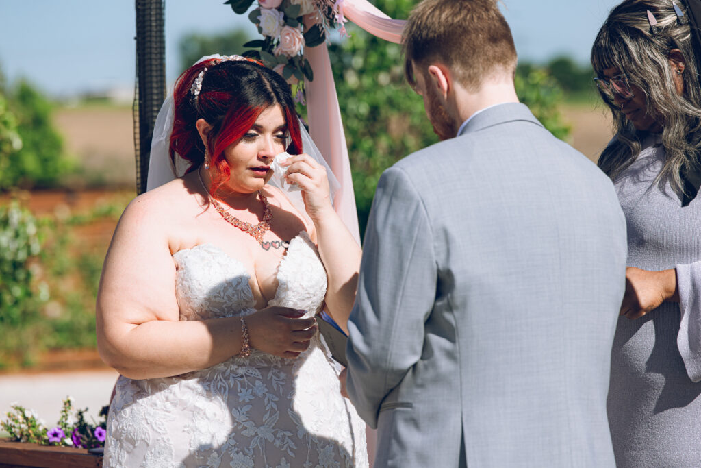 A nontraditional farm wedding at Navarro Farm in Frankfort, Illinois