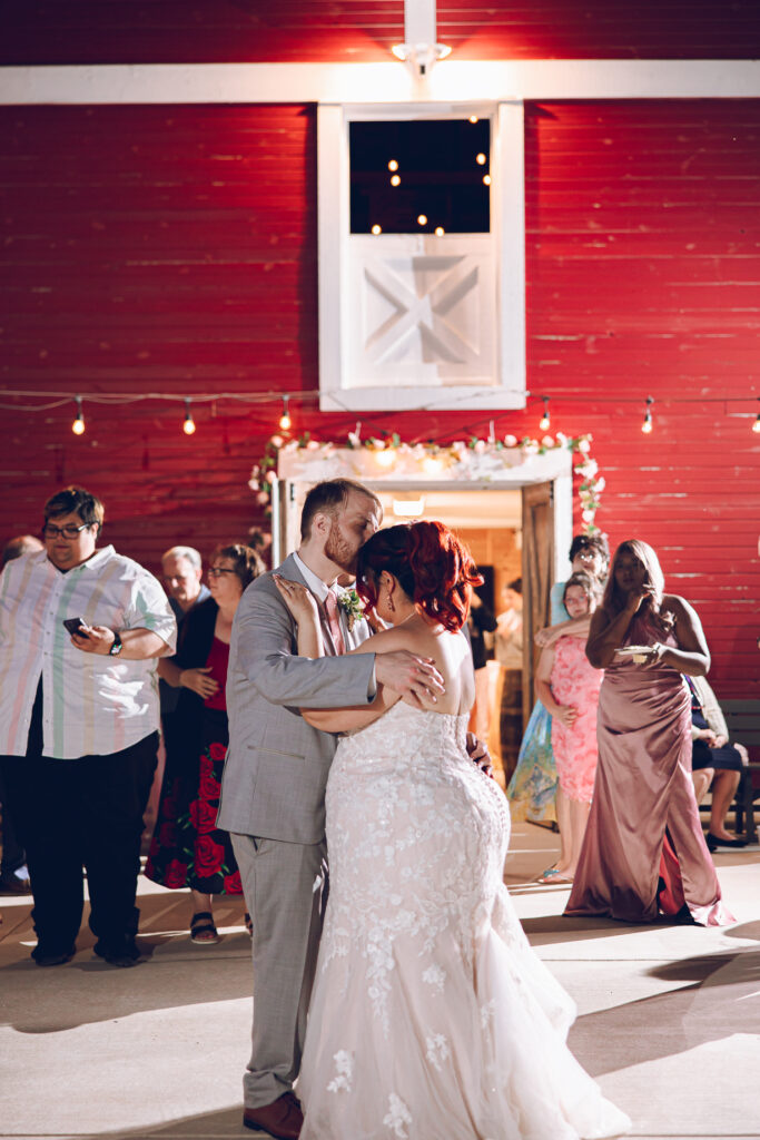 A nontraditional farm wedding at Navarro Farm in Frankfort, Illinois