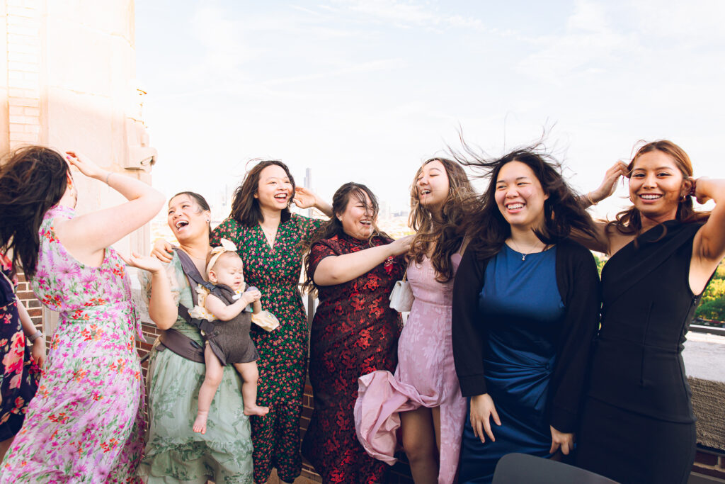 A couple hosts a traditional Chinese tea ceremony as part of their wedding at The Robey in Wicker Park.