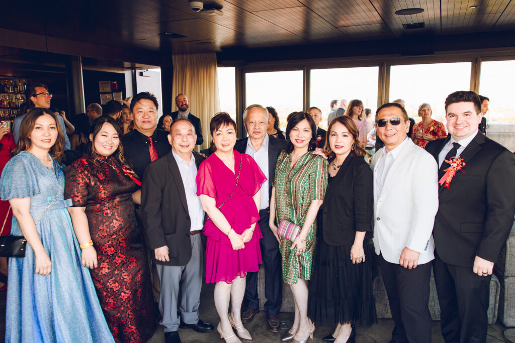 A couple hosts a traditional Chinese tea ceremony as part of their wedding at The Robey in Wicker Park.