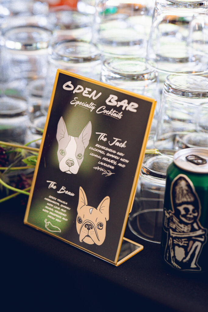 A couple gets celebrates their wedding at Pleasant House in Oak Park, Illinois.