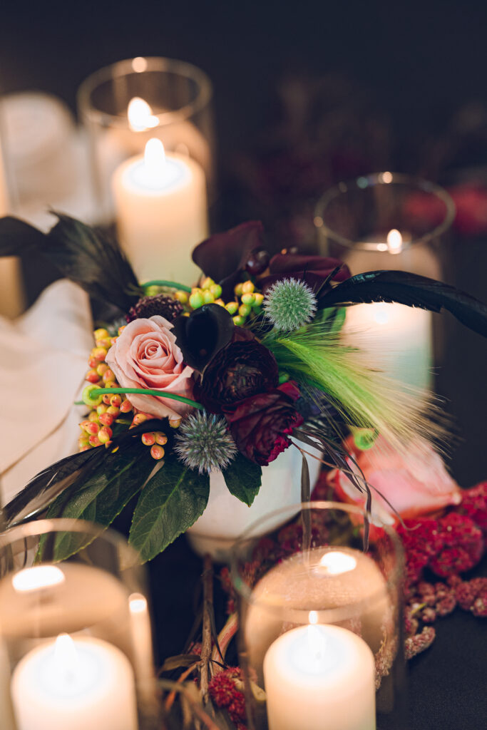 A couple gets celebrates their wedding at Pleasant House in Oak Park, Illinois.