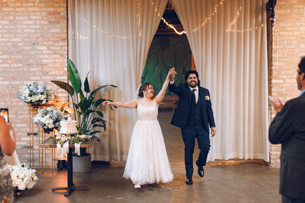 Caroline and Agustin's wedding day at The Arbory in Chicago