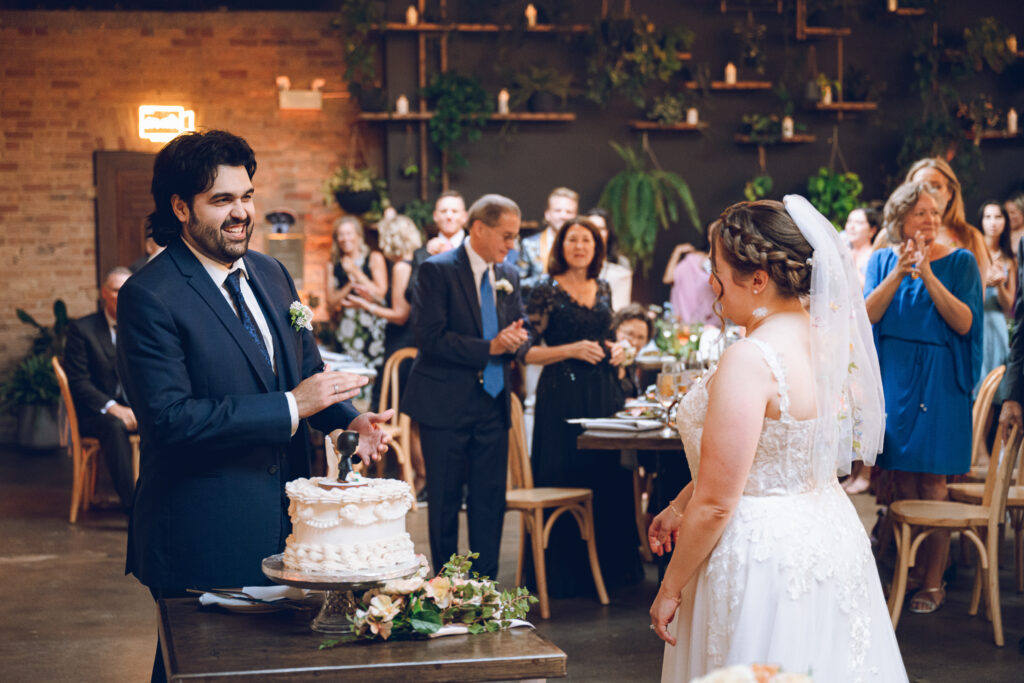 Caroline and Agustin's wedding day at The Arbory in Chicago