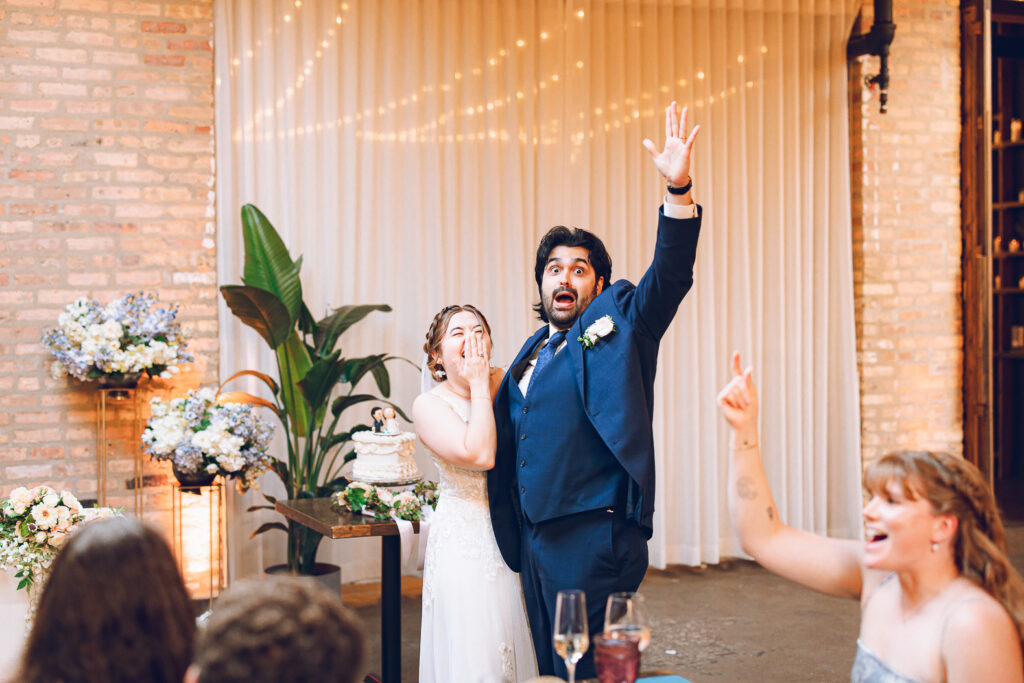 Caroline and Agustin's wedding day at The Arbory in Chicago