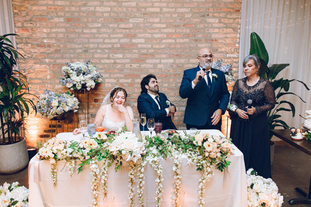 Caroline and Agustin's wedding day at The Arbory in Chicago