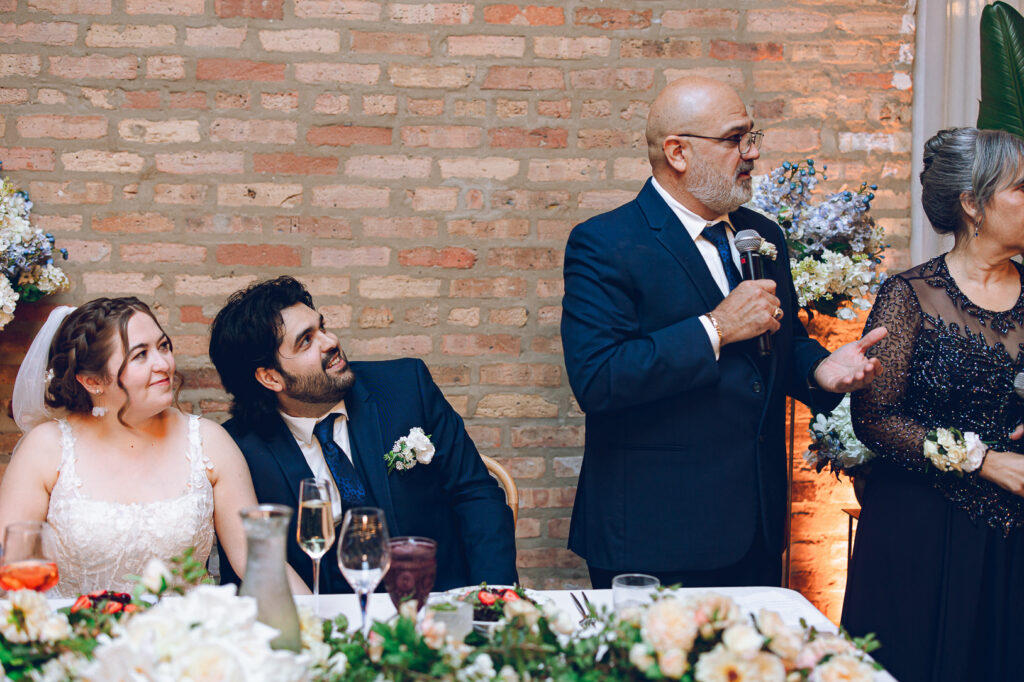 Caroline and Agustin's wedding day at The Arbory in Chicago