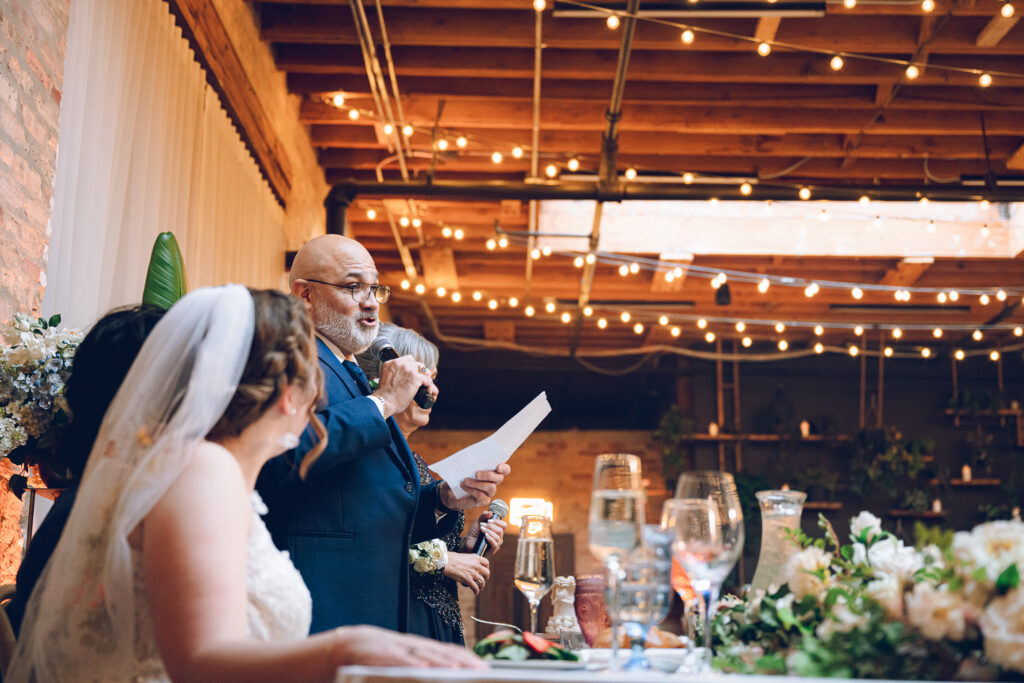 Caroline and Agustin's wedding day at The Arbory in Chicago