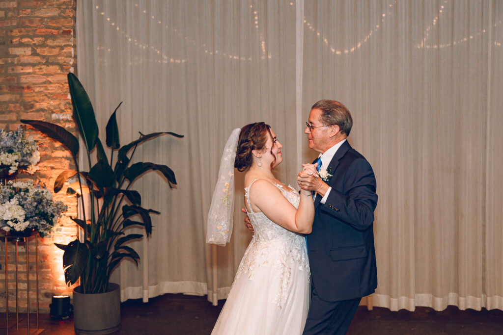 Caroline and Agustin's wedding day at The Arbory in Chicago