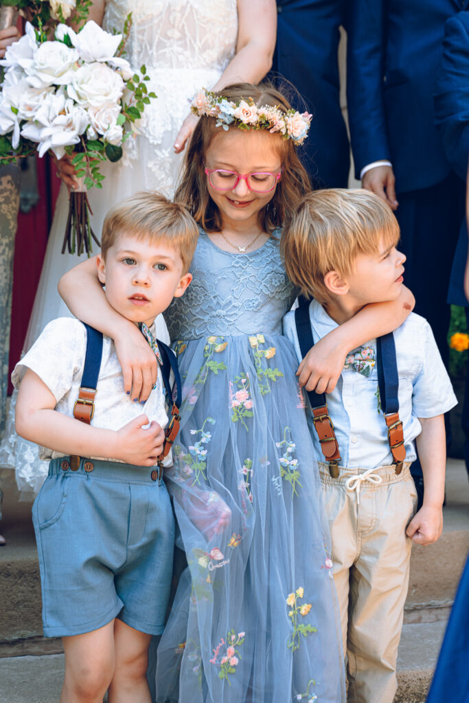 Caroline and Agustin's wedding day at the Wicker Park Lutheran Church in Chicago