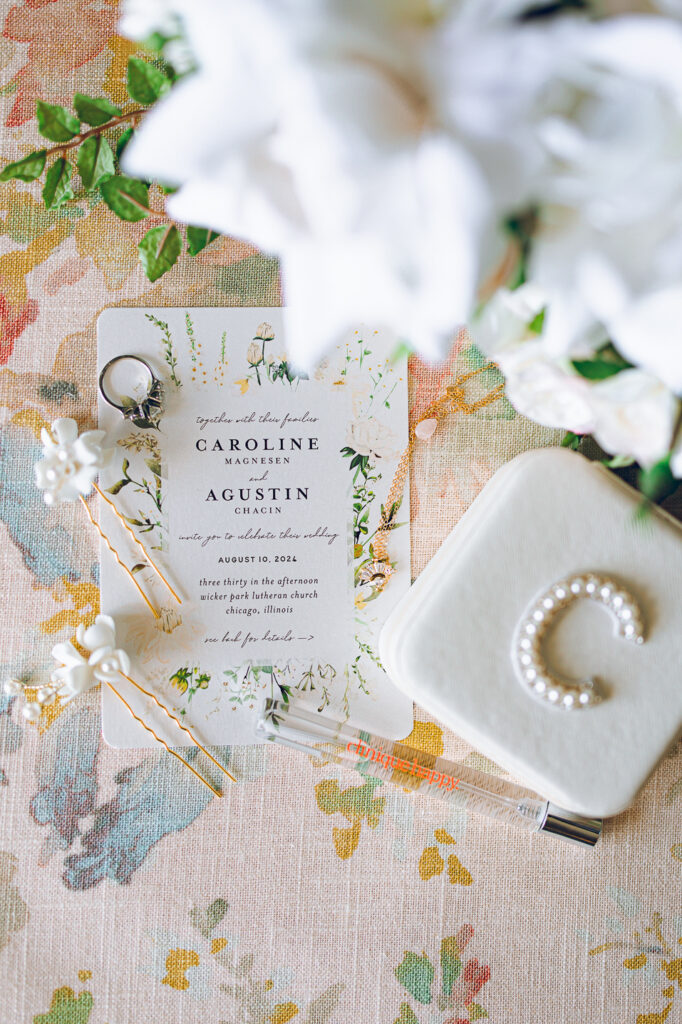 Caroline and Agustin's wedding day at The Arbory in Chicago