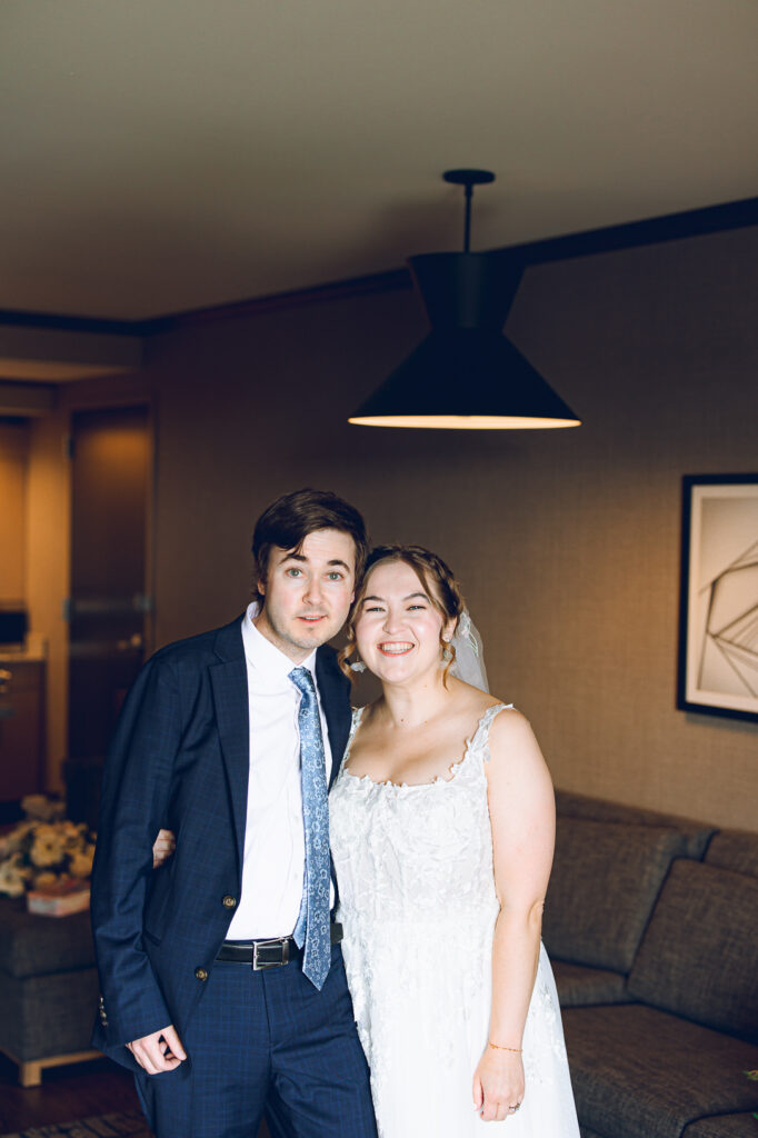 Caroline and Agustin's wedding day at The Arbory in Chicago