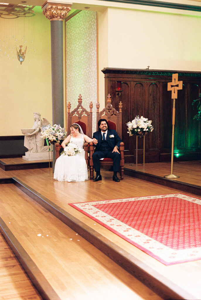 Caroline and Agustin's wedding day at The Arbory in Chicago