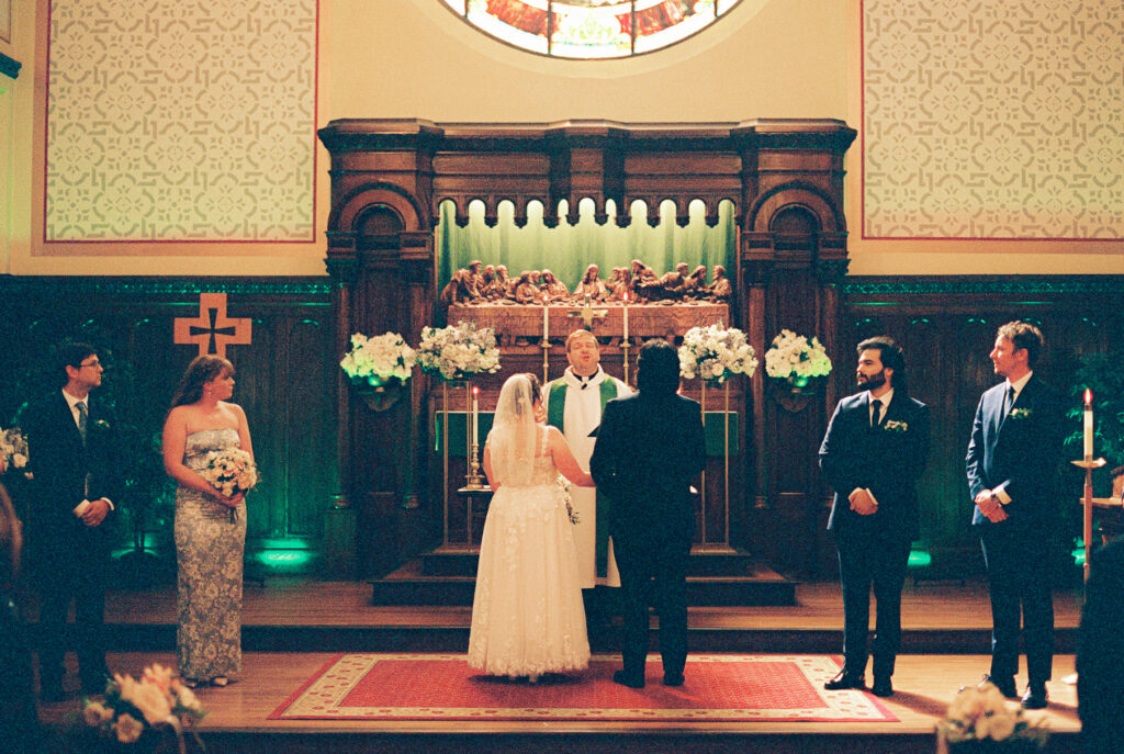 Caroline and Agustin's wedding day at The Arbory in Chicago