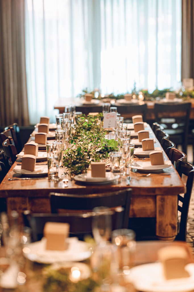 A queer couple celebrates their wedding at Osteria Via Stato