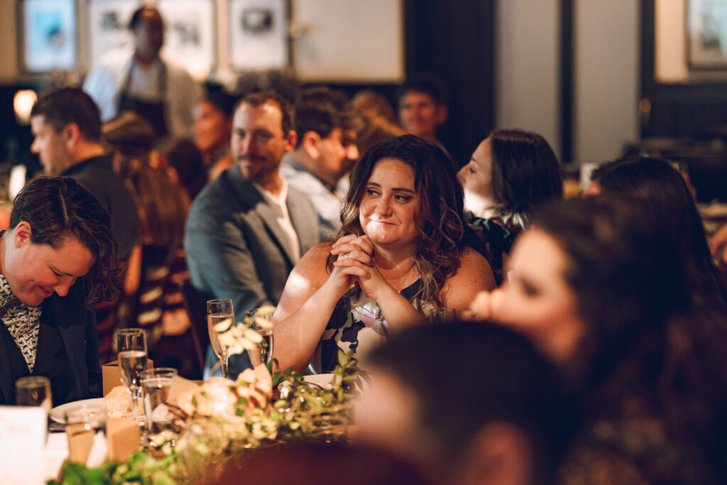 A queer couple celebrates their wedding at Osteria Via Stato