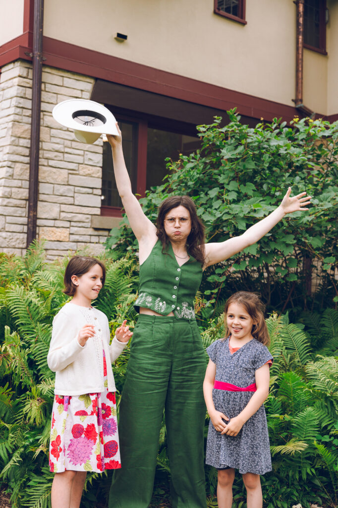A queer couple celebrates their wedding at The Grove Redfield Estate in Glenview, Illinois.