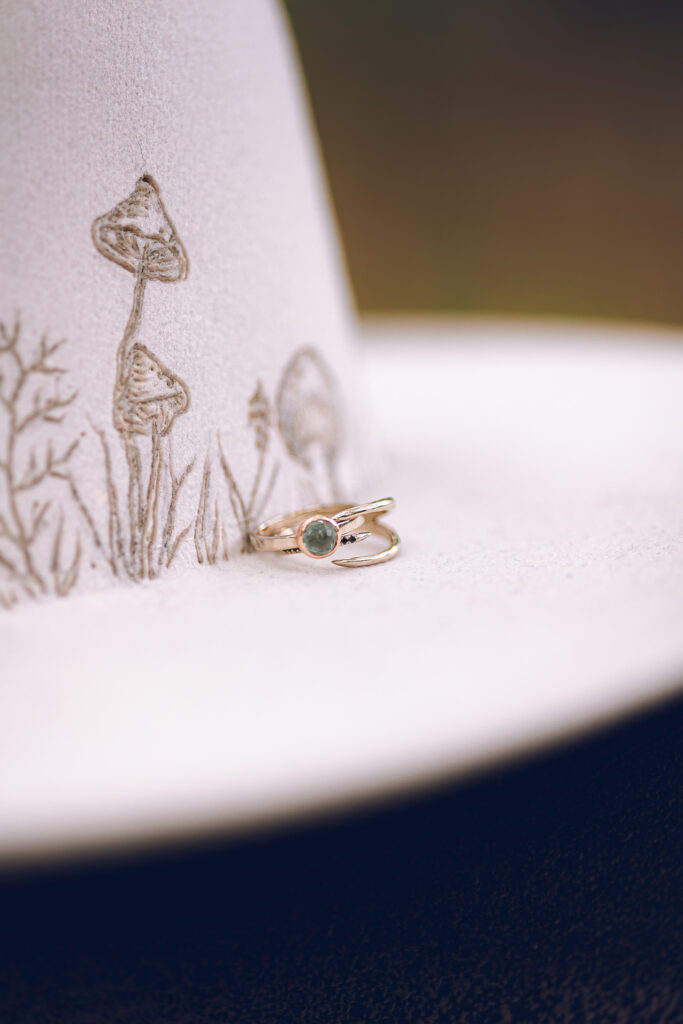 A queer couple celebrates their wedding at The Grove Redfield Estate in Glenview, Illinois.